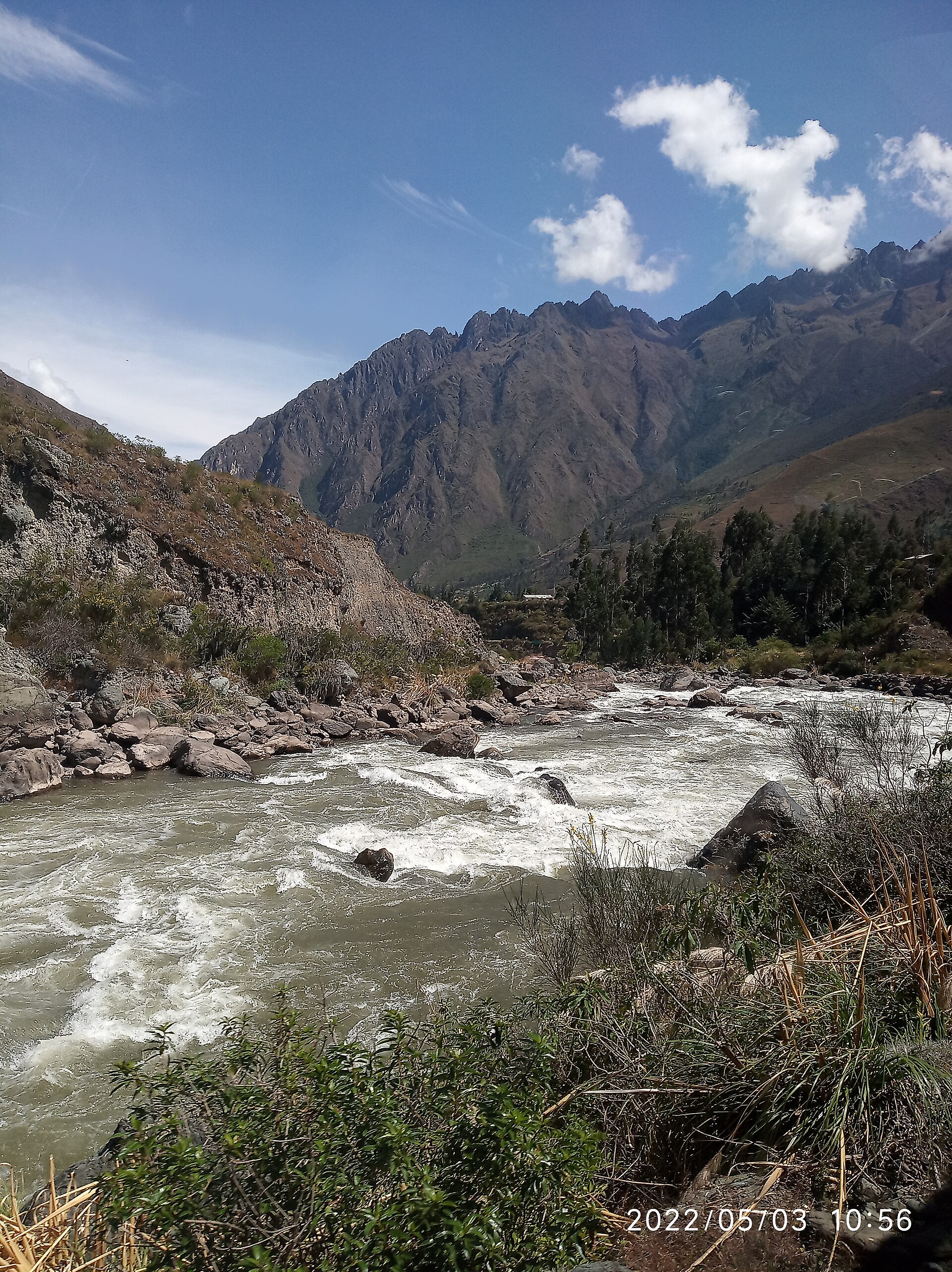 Valle del río Urubamba, ruta del tren hacia Aguas Calientes